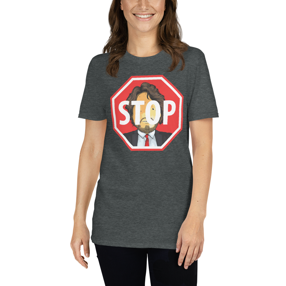 Little Potato Stop Sign - Unisex Basic Softstyle T-Shirt - Gildan 64000