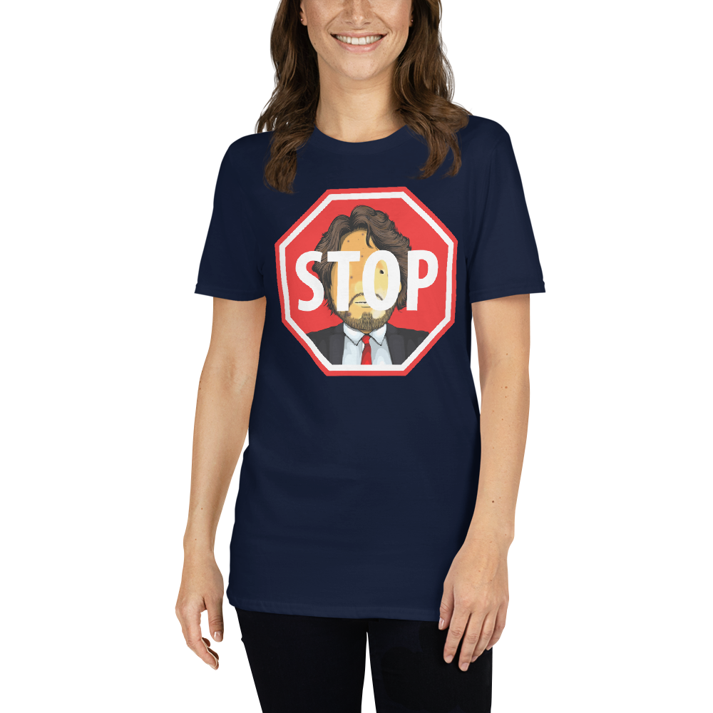 Little Potato Stop Sign - Unisex Basic Softstyle T-Shirt - Gildan 64000