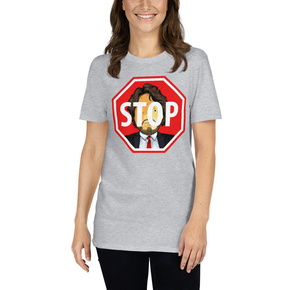 Little Potato Stop Sign - Unisex Basic Softstyle T-Shirt - Gildan 64000